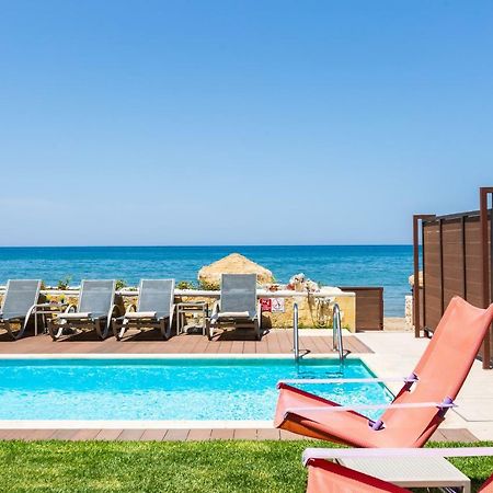 Espera Luxury Beach Front Residence With Pool & Bbq, By Thinkvilla Rethymno Esterno foto