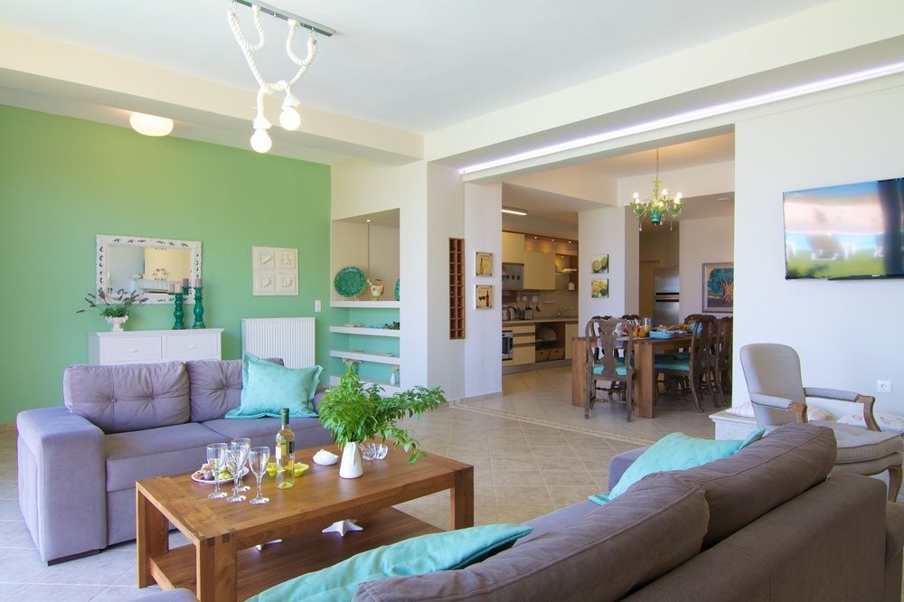 Espera Luxury Beach Front Residence With Pool & Bbq, By Thinkvilla Rethymno Esterno foto