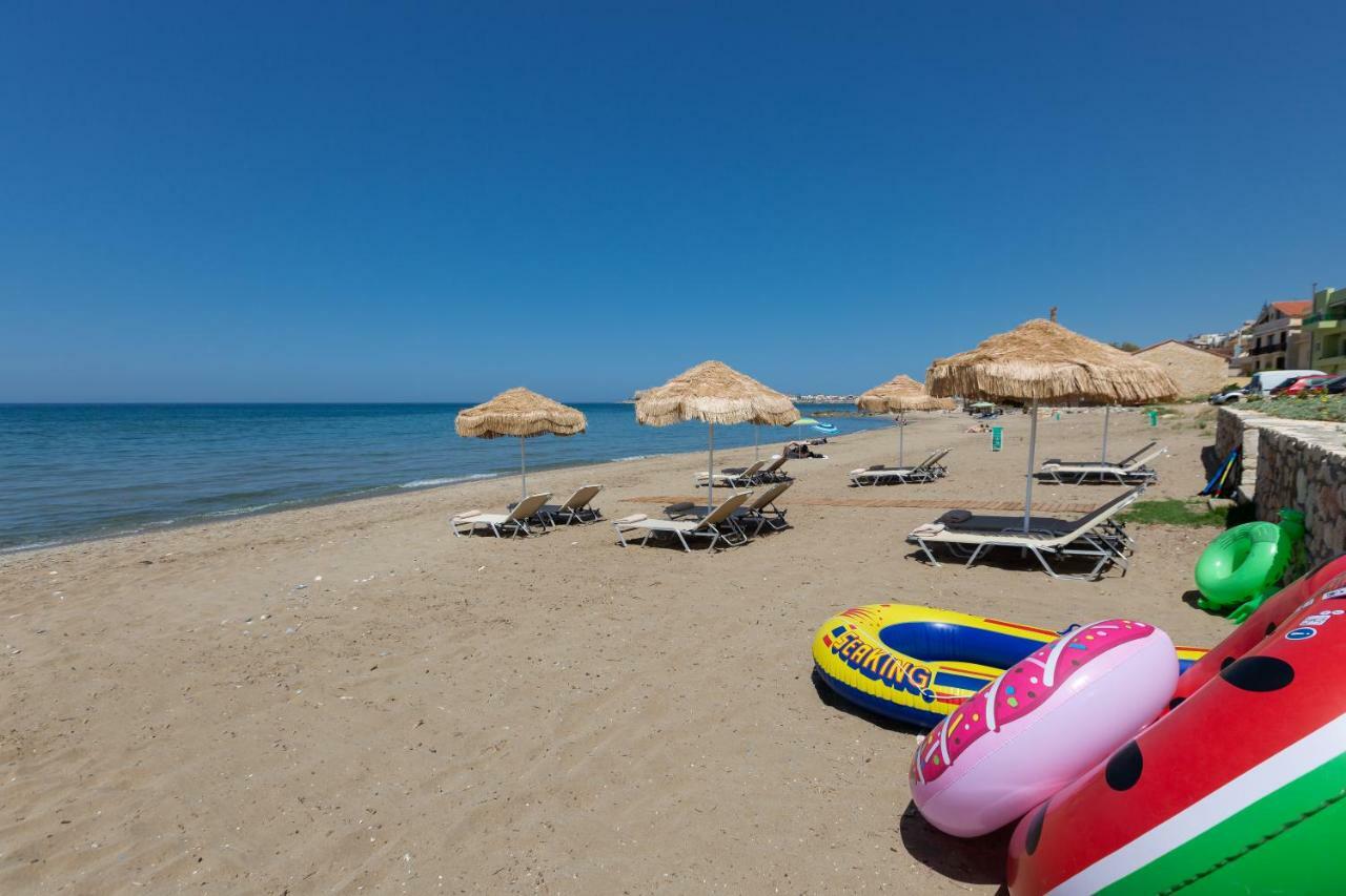 Espera Luxury Beach Front Residence With Pool & Bbq, By Thinkvilla Rethymno Esterno foto