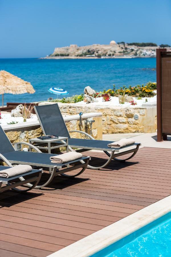 Espera Luxury Beach Front Residence With Pool & Bbq, By Thinkvilla Rethymno Esterno foto
