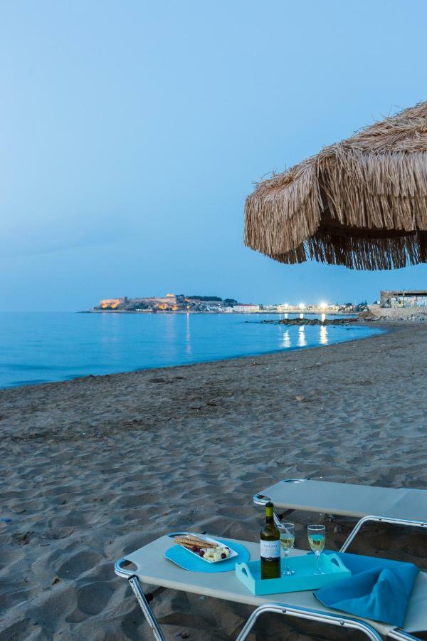 Espera Luxury Beach Front Residence With Pool & Bbq, By Thinkvilla Rethymno Esterno foto